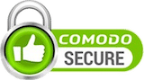 Secured by Comodo SSL Certificate.